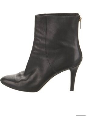 Jimmy Choo Black Leather Ankle Boots